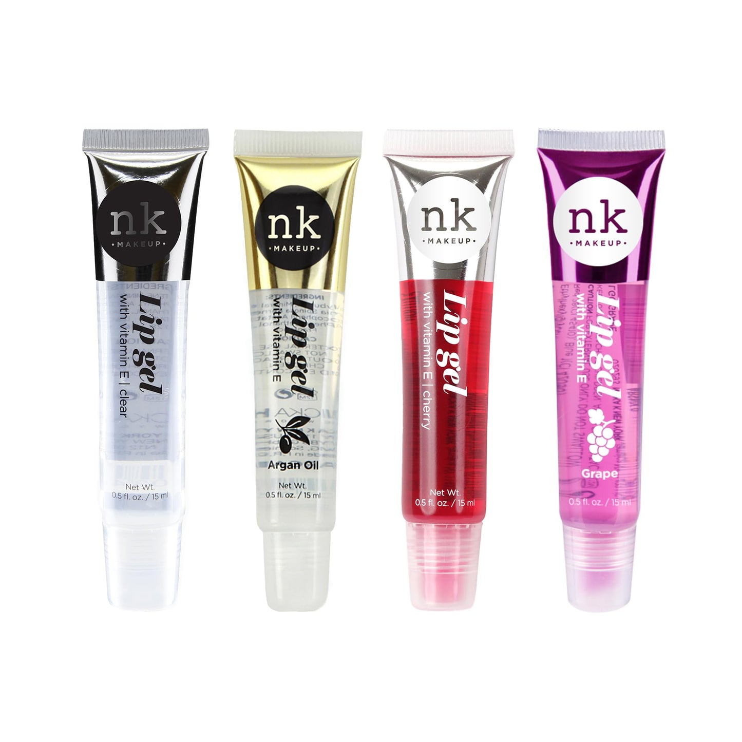NICKA K NEW YORK Lip Gel, Hydrating, Lightweight, Glides on Effortlessly, Non Sticky Finish Lip Gel Colors