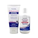 TriDerma Psoriasis Control Scalp Exfoliator Shampoo 8.3 oz & Dry Scalp Moisturizing Hair Conditioner 6.0 oz, Salon Quality Dry Scalp Treatment Hair