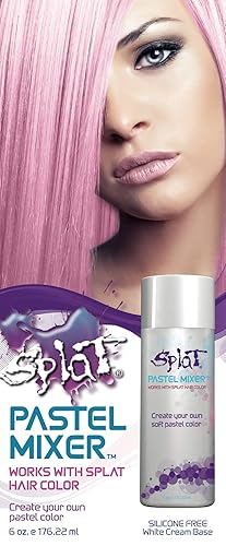 Splat | Pastel Mixer Kit | White Cream Base 6 oz. | Semi-Permanent Hair Dye | Vegan and Cruelty-Free