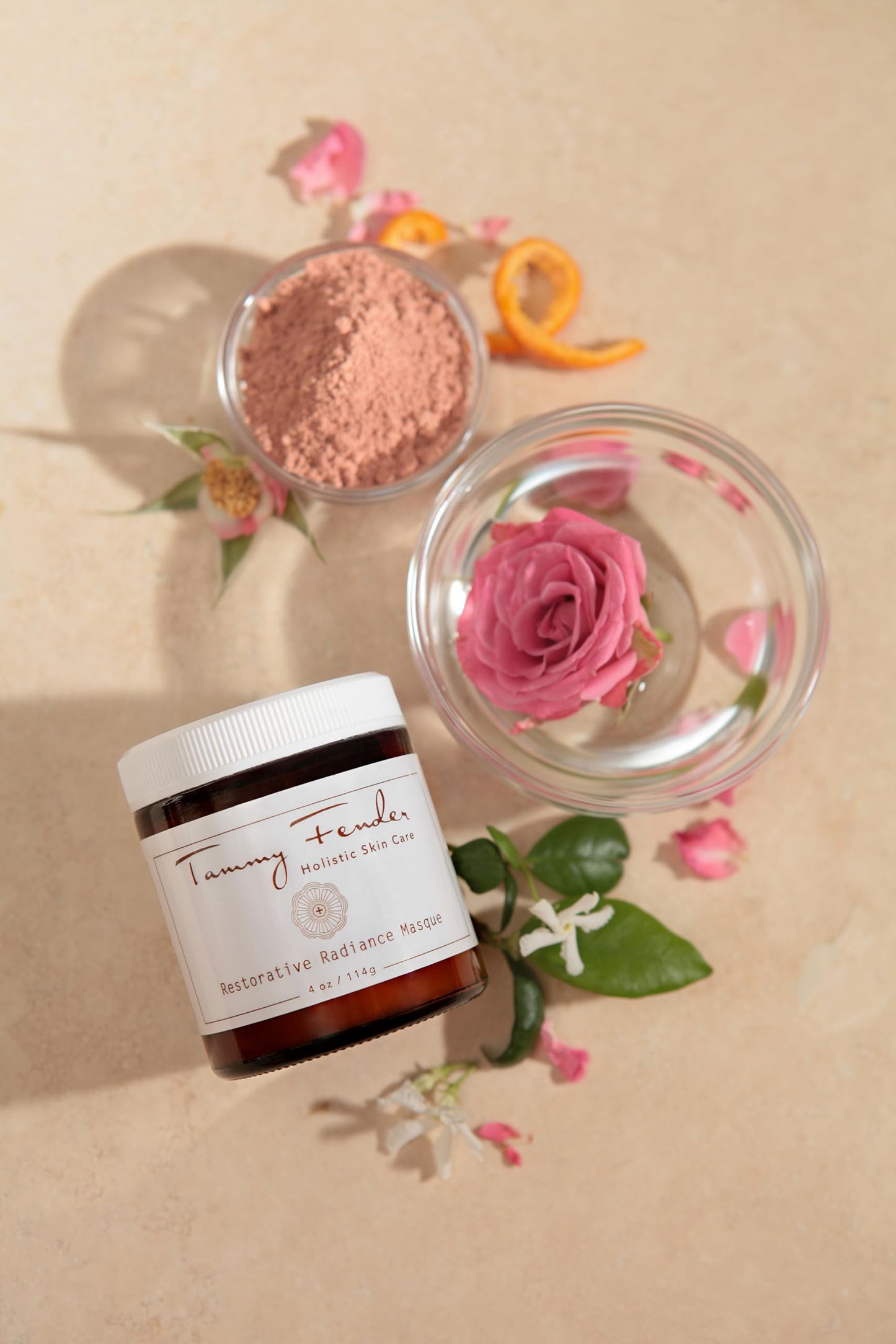 TAMMY FENDER - Restorative Radiance Masque | Natural, Organic, Cruelty Free, Non-Toxic Skincare | Hydrate, Rejuvenate, Soothe | Pink Cream Face Mask |