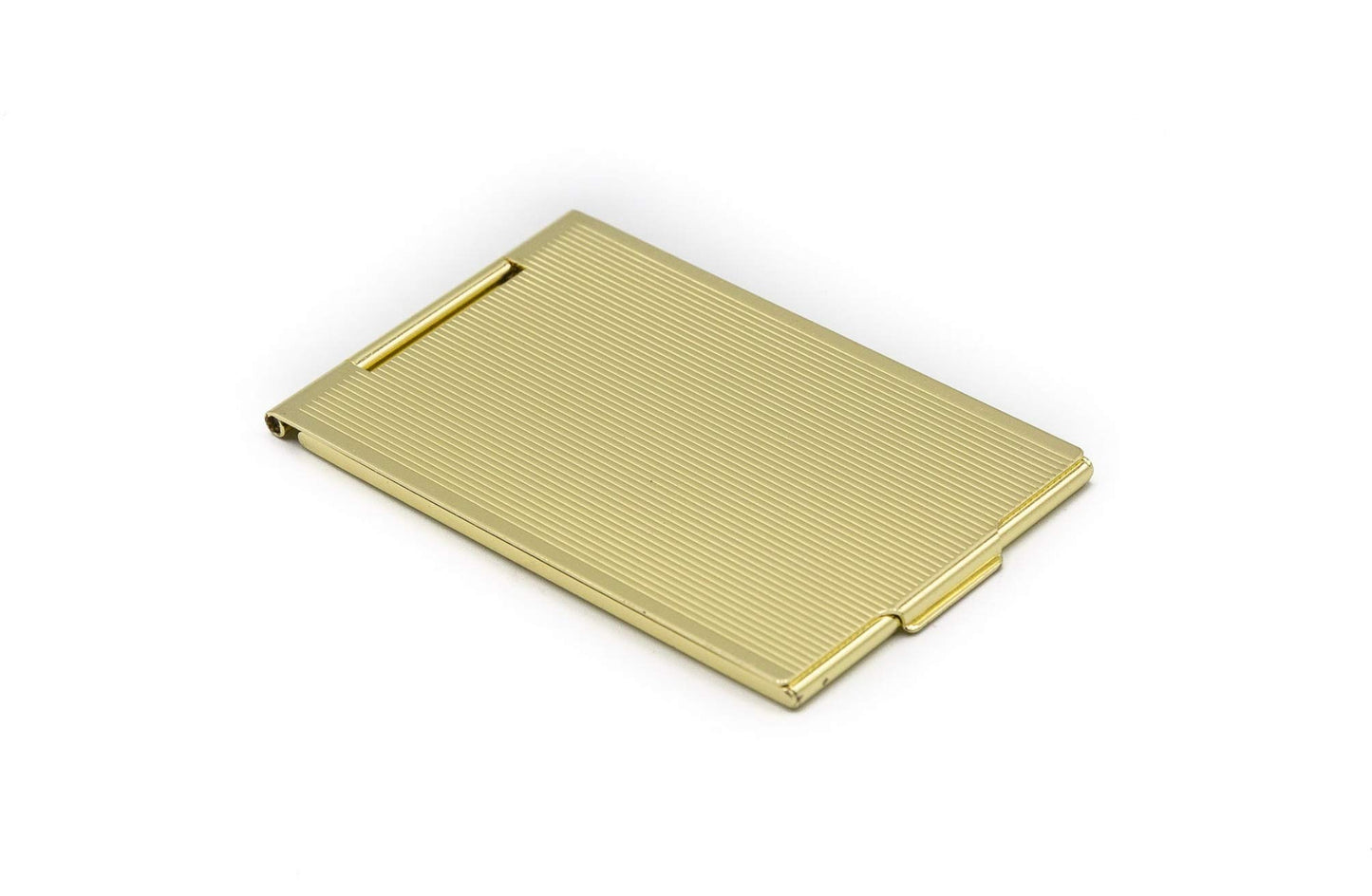 Stephanie Imports Compact Mirror, Small 2 Sided Pocket Mirror 1X Magnification (Gold)