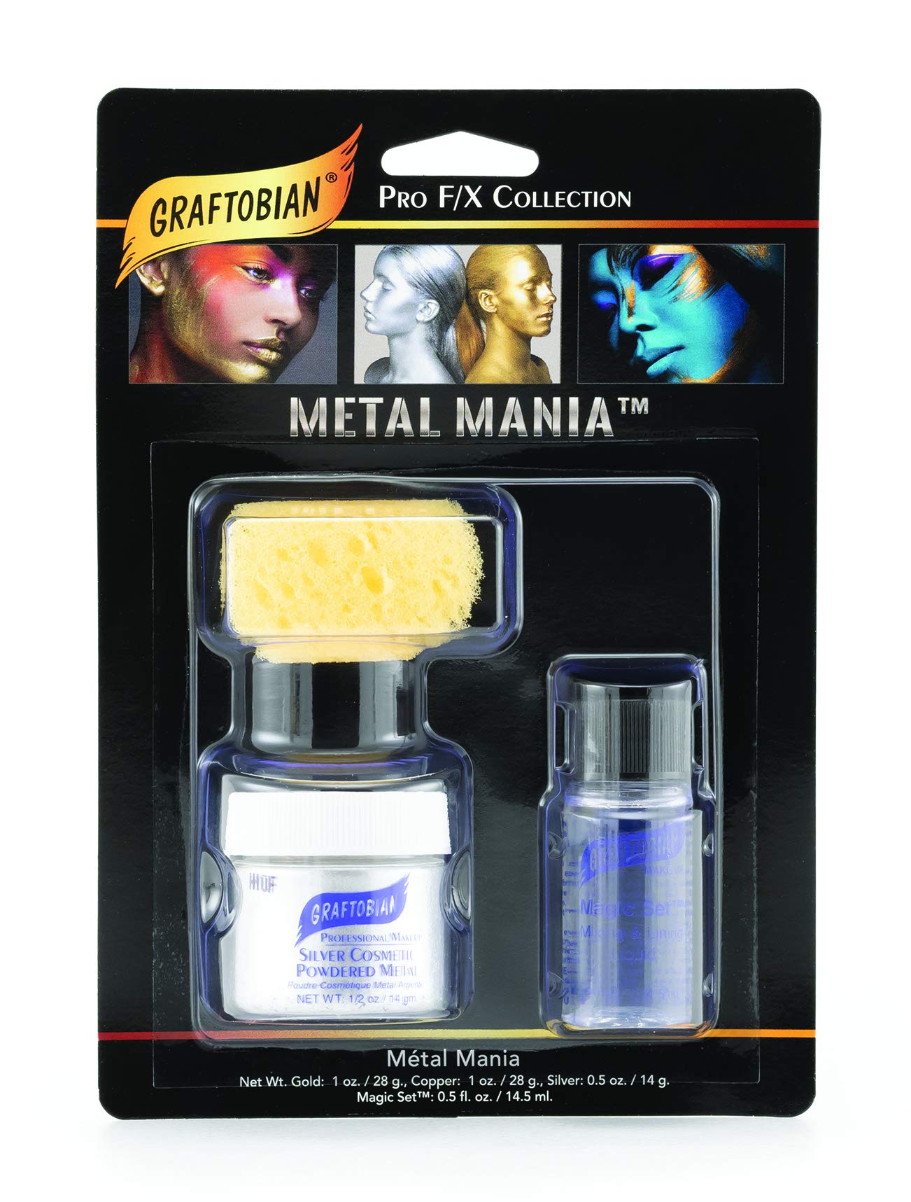 Cosmetic Powdered Metals - Metal Mania Silver