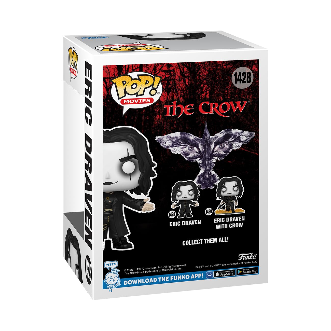 Funko POP! Movies: The Crow - Eric Draven - Collectable Vinyl Figure - Gift Idea - Official Merchandise - for Kids & Adults - Movies Fans - Model…