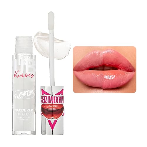Ruby Kisses Hyaluronic Lip Gloss, High-Shine Volumizing Plumping Hydrating