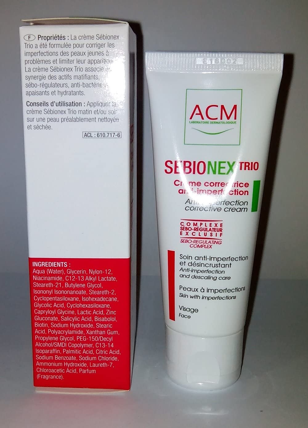 Sebionex Trio Anti-imperfection Corrective Face Cream 40ML by Sebionex