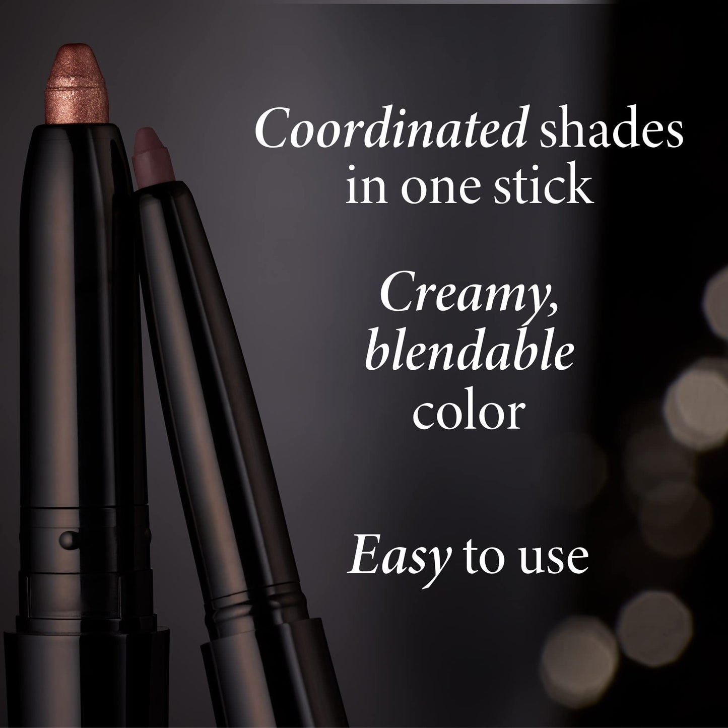 LAURA GELLER NEW YORK Swipe-n-Line Dual-Ended Eyeshadow + Eyeliner - Classic (Onyx/Champagne) - Cream Eyeshadow & Smooth Glide Eyeliner - Waterproof…