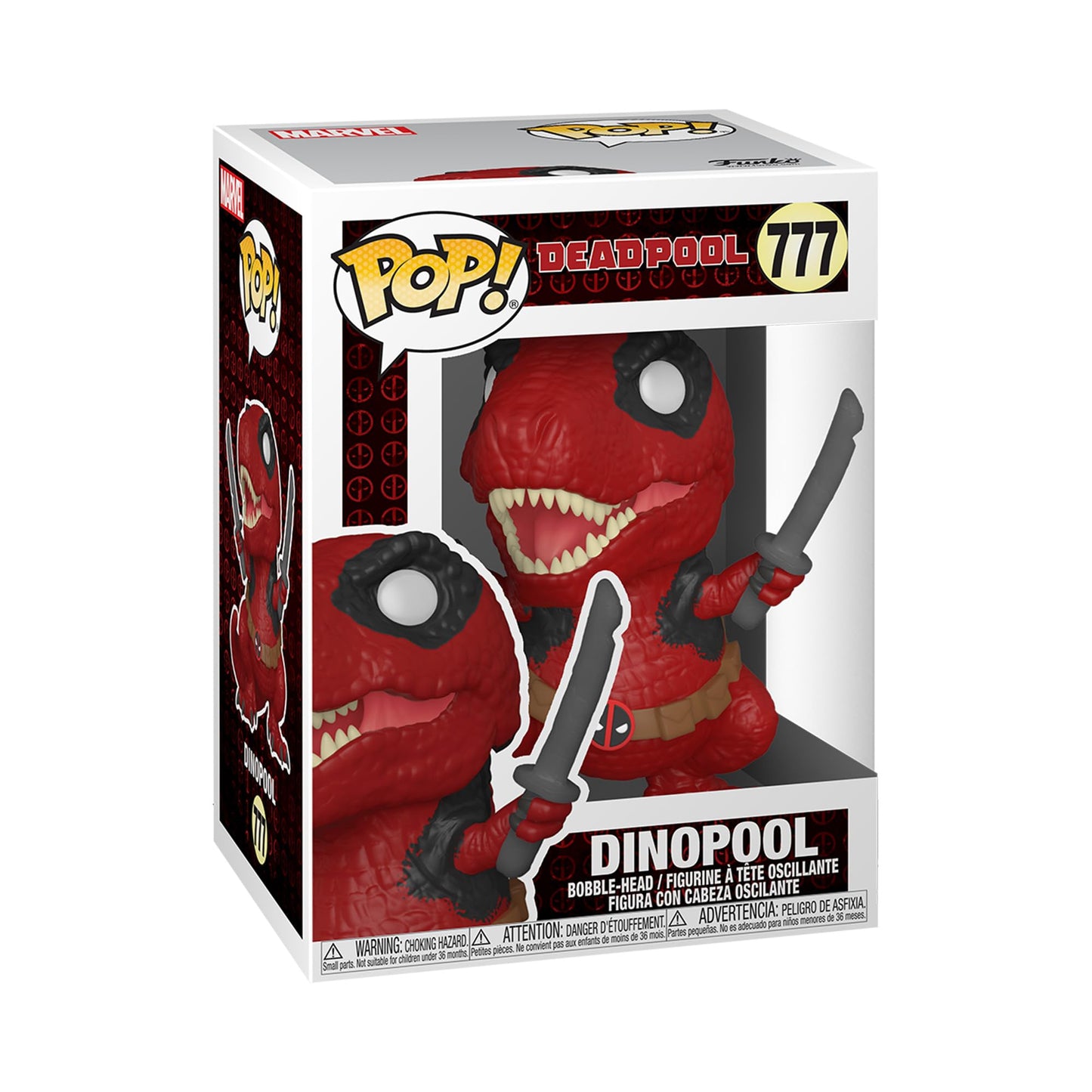 POP Funko Marvel: Deadpool 30th - Dinopool - Collectable Vinyl Figure - Gift Idea - Official Merchandise - Toys for Kids & Adults - Superheroes Fans…