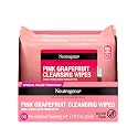 Neutrogena Makeup Remover Cleansing Towelettes, Pink Grapefruit, 25 Count, Twin Pack