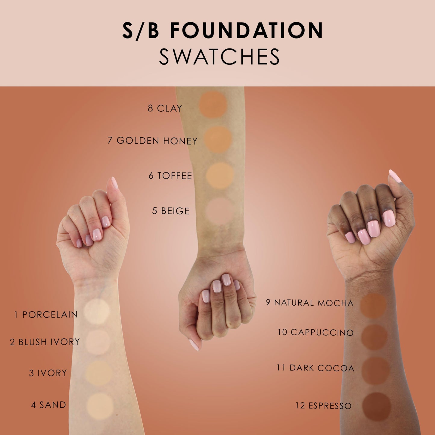 TEMPTU S/B Silicone-Based Airbrush Foundation: Professional Long-Wear Liquid Makeup, Sheer To Full Coverage For A Hydrated, Healthy-Looking Glow