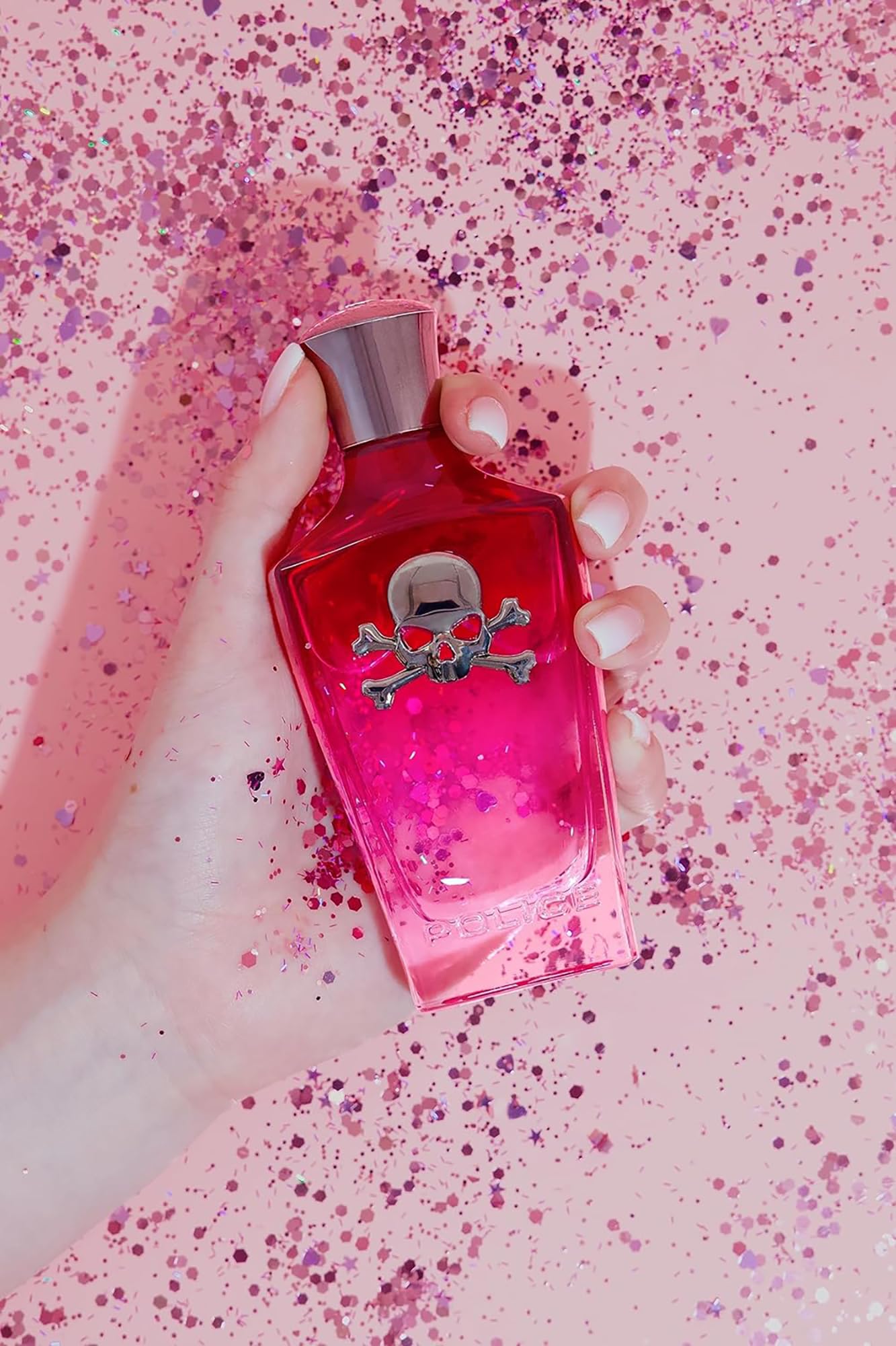Police Potion Love For Her by Police for Women - An Amber, Woody Scent - Notes Of Sweet Bergamot, Rose, And White Musk - Sleek, Dreamlike Container