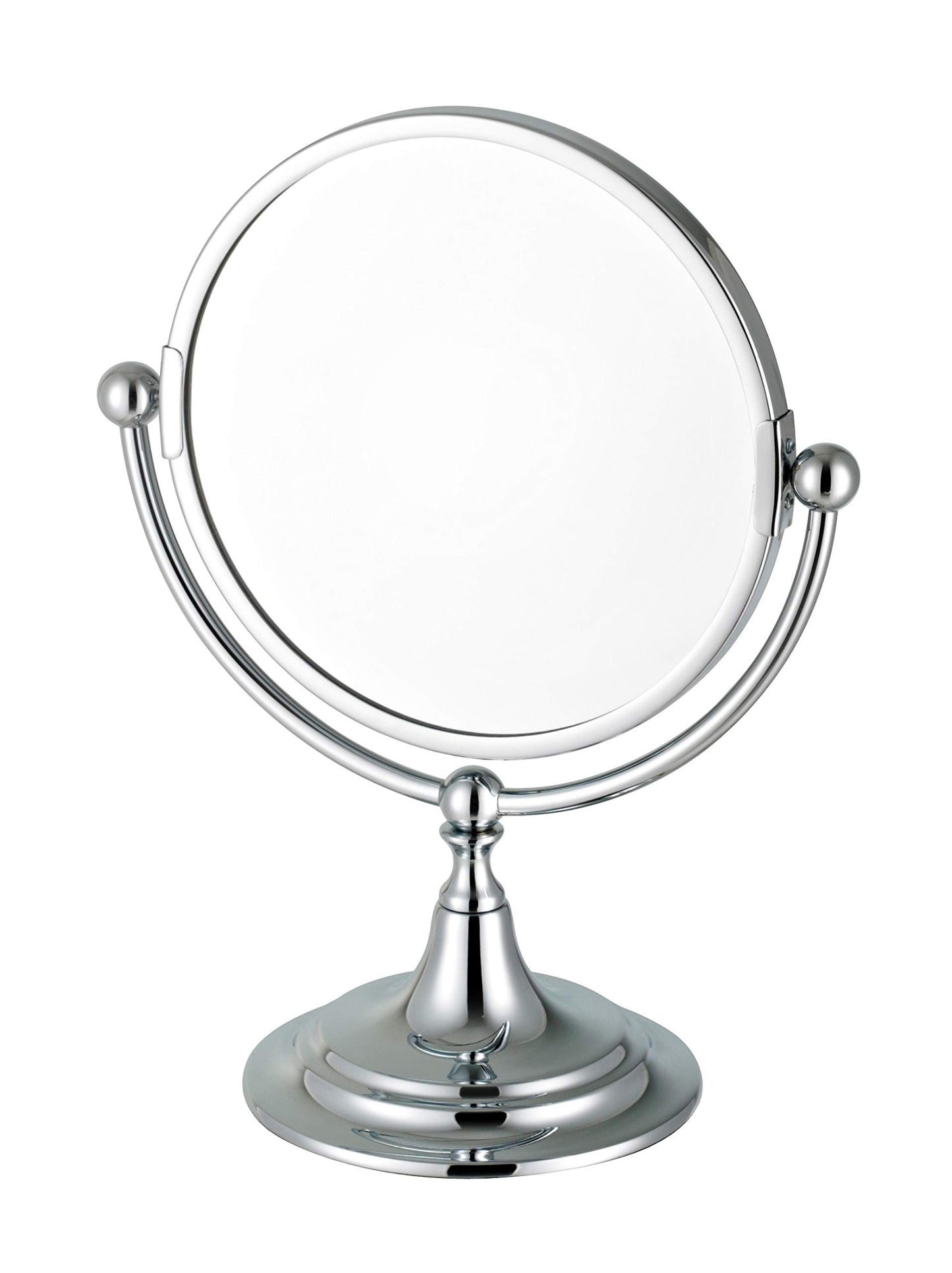 SHORT FREESTANDING SHAVING MIRROR, Polished Brass-Unlaquered Beauty and Personal Care Barber Wilson