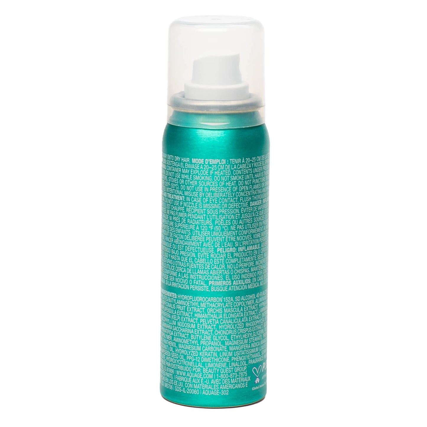 AQUAGE Spray Wax, Flexible Texturizing Spray, Travel Size, Strengthening and Protecting to Provide Workable Volume and Texture, 2 oz