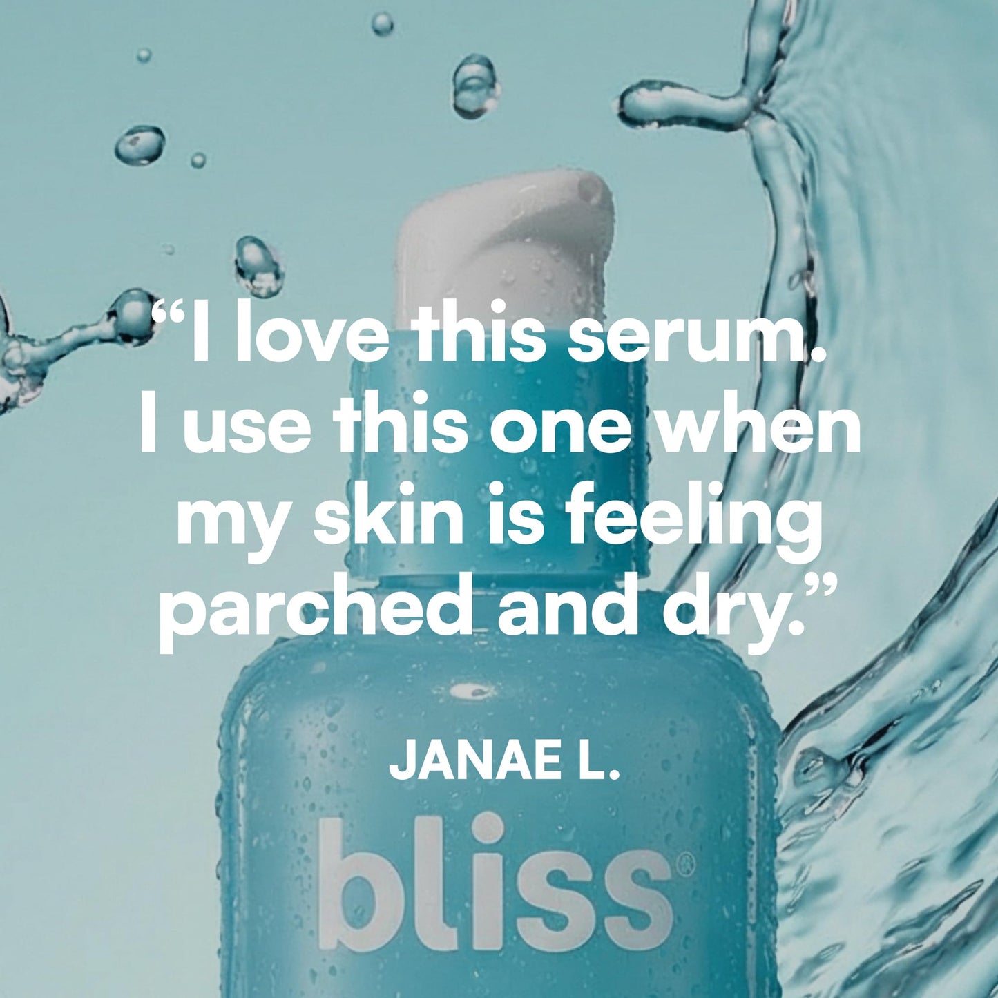 Bliss Drench & Quench Hyaluronic Acid Serum - Hydrating Face Serum with Amino Acids - Deep Moisture, Plumps & Smooths Dry, Sensitive Skin - 1 Fl Oz
