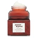 Poppy & Pout Cinnamint Overnight Lip Mask - Nourishing Natural Lip Treatment with Shea Butter & Beeswax - Cruelty Free, Recyclable Glass Jar (0.65 oz)