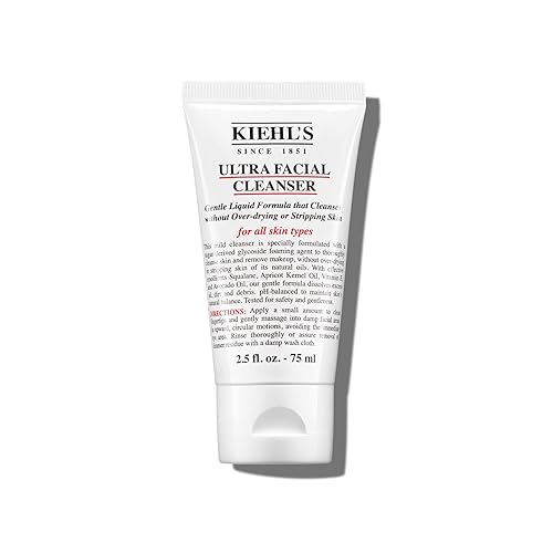 Kiehl's Ultra Facial Cleanser, Lightweight Foamy Facial Cleanser, Enriched Formula that Replenishes Skin Barrier, Gently Exfoliates and Moisturizes