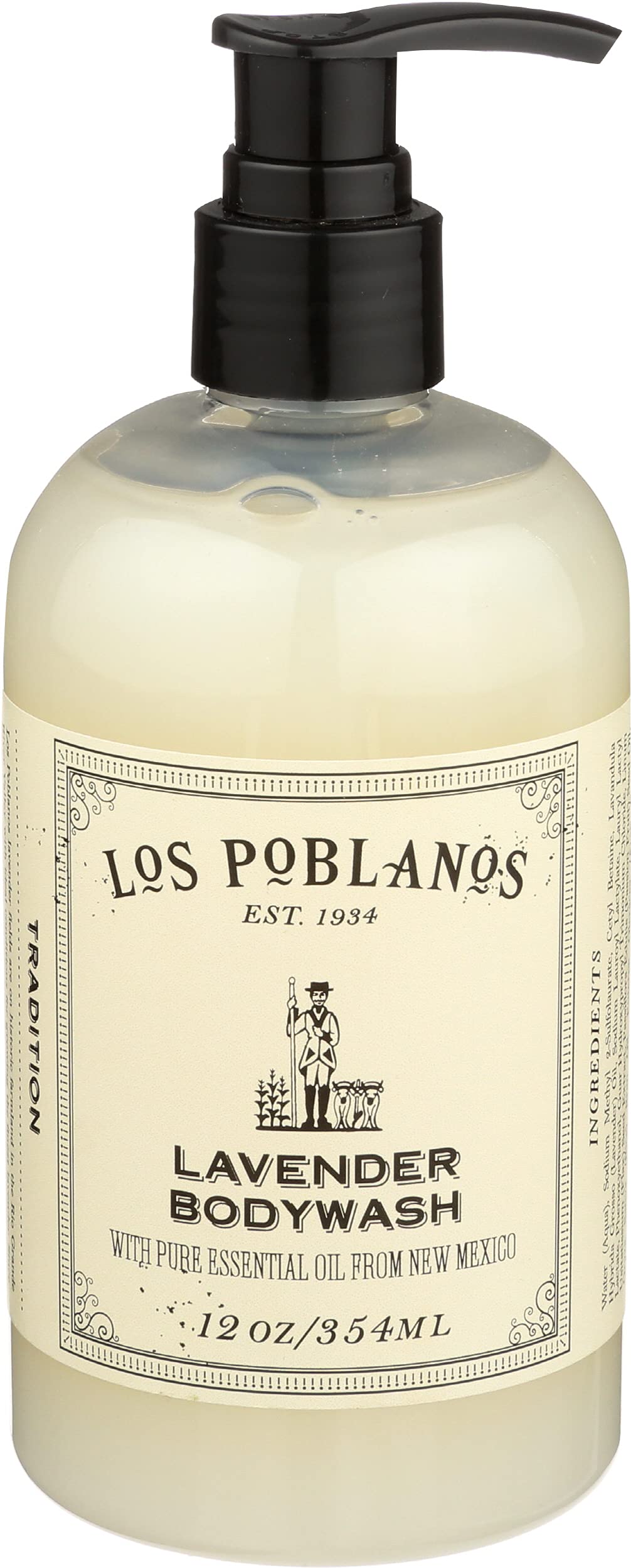 Los Poblanos Body Wash, 12 OZ