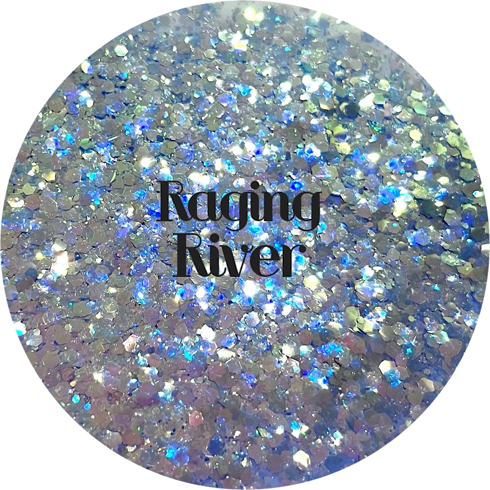 Blue Polyester Glitter | Craft Glitter | Glitter for Arts & Crafts | Tumblers | Cosmetics | Nails | Epoxy Resin Art | Slime | DIY | Body Glitter | 1