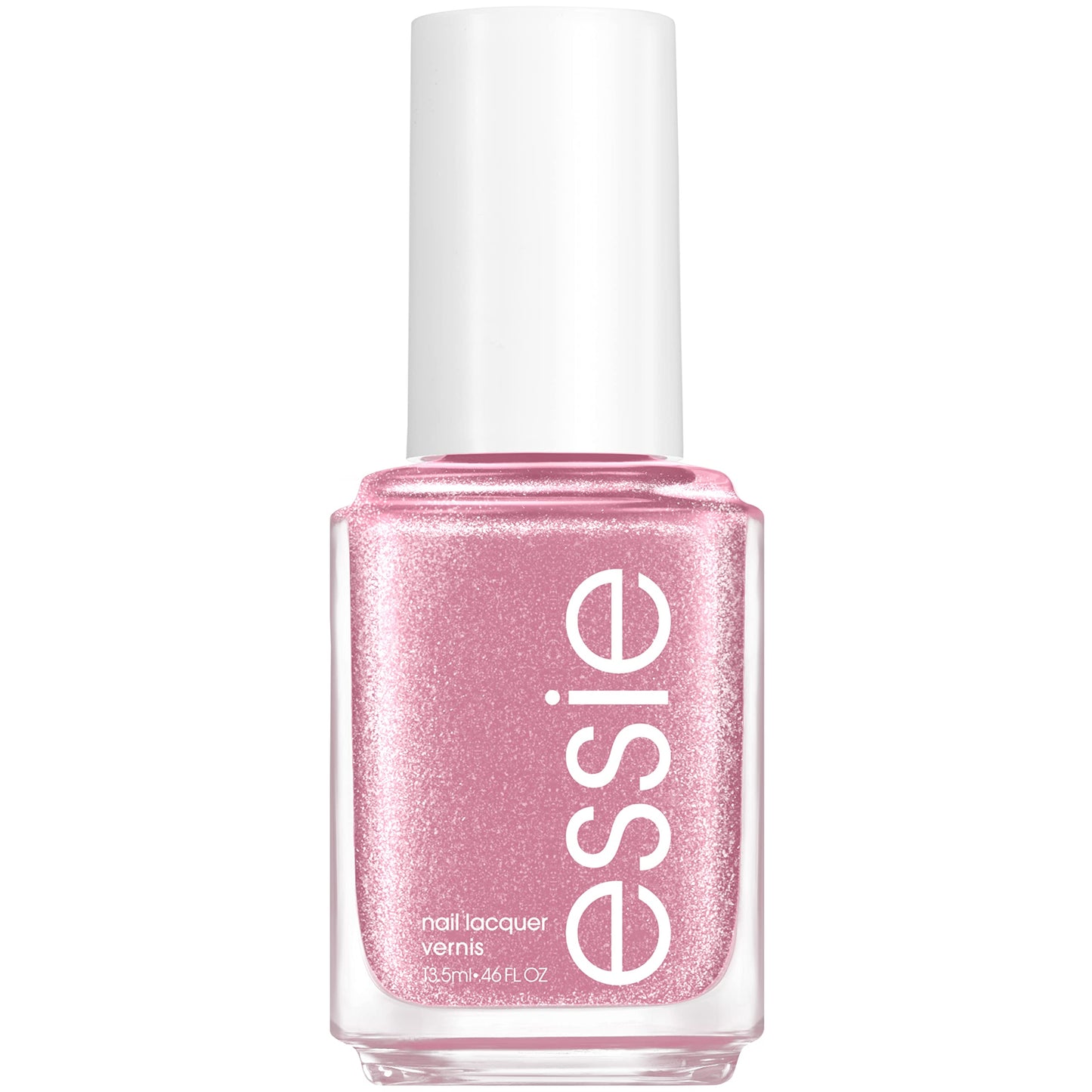 essie Salon-Quality Nail Polish, 8-Free Vegan, Metallic Pink, S'il Vous Play, 0.46 fl oz Beauty & Personal Care essie