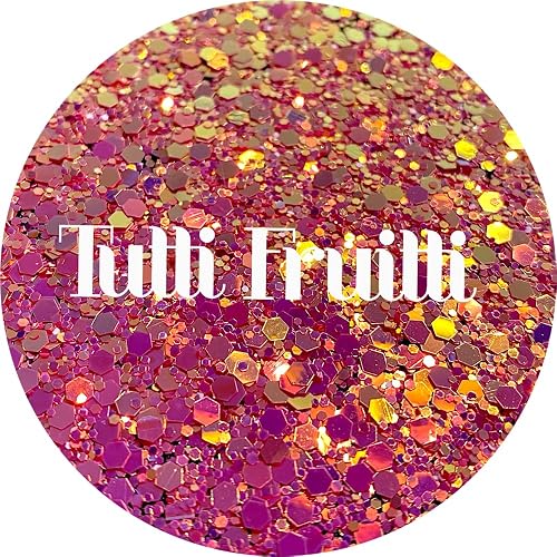 Pink Polyester Glitter | Craft Glitter | Glitter for Arts & Crafts | Tumblers | Cosmetics | Nails | Epoxy Resin Art | Slime | DIY | Body Glitter | 1