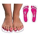 150 Pairs(300feets)Spray Tan Feet Pads Disposable & Economic Pink Feet pads for Spray tanning,Use in Tanning booth,Sunless Tanning at Home or Beauty