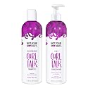 Not Your Mother's Curl Talk Shampoo and Conditioner Set for Curly Hair - (2 Pack) 12 fl oz - Shampoo and Conditioner for Women with All Curl Types