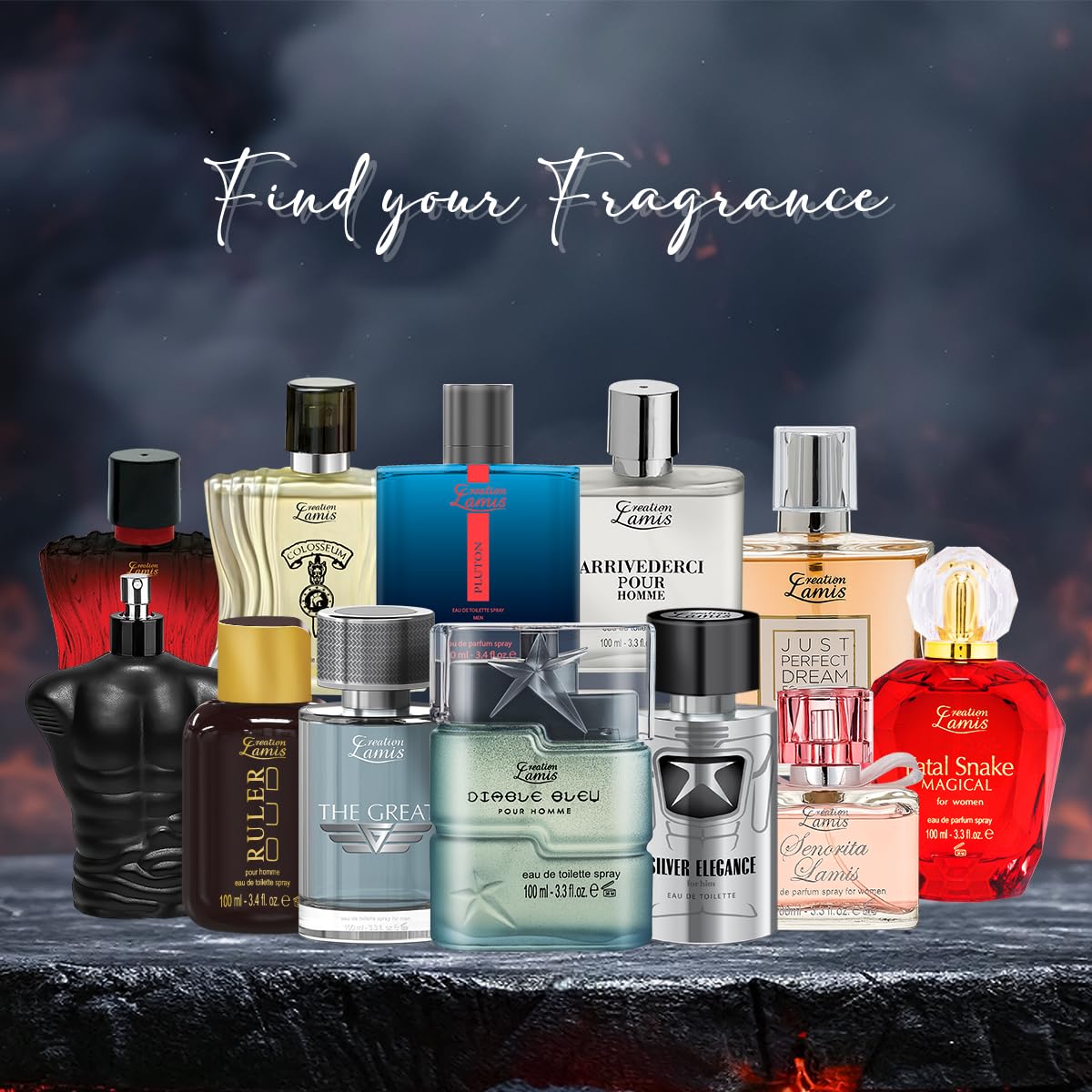 Diable Bleu By Creation Lamis 3.4 oz Eau De Toilette Spray for Men