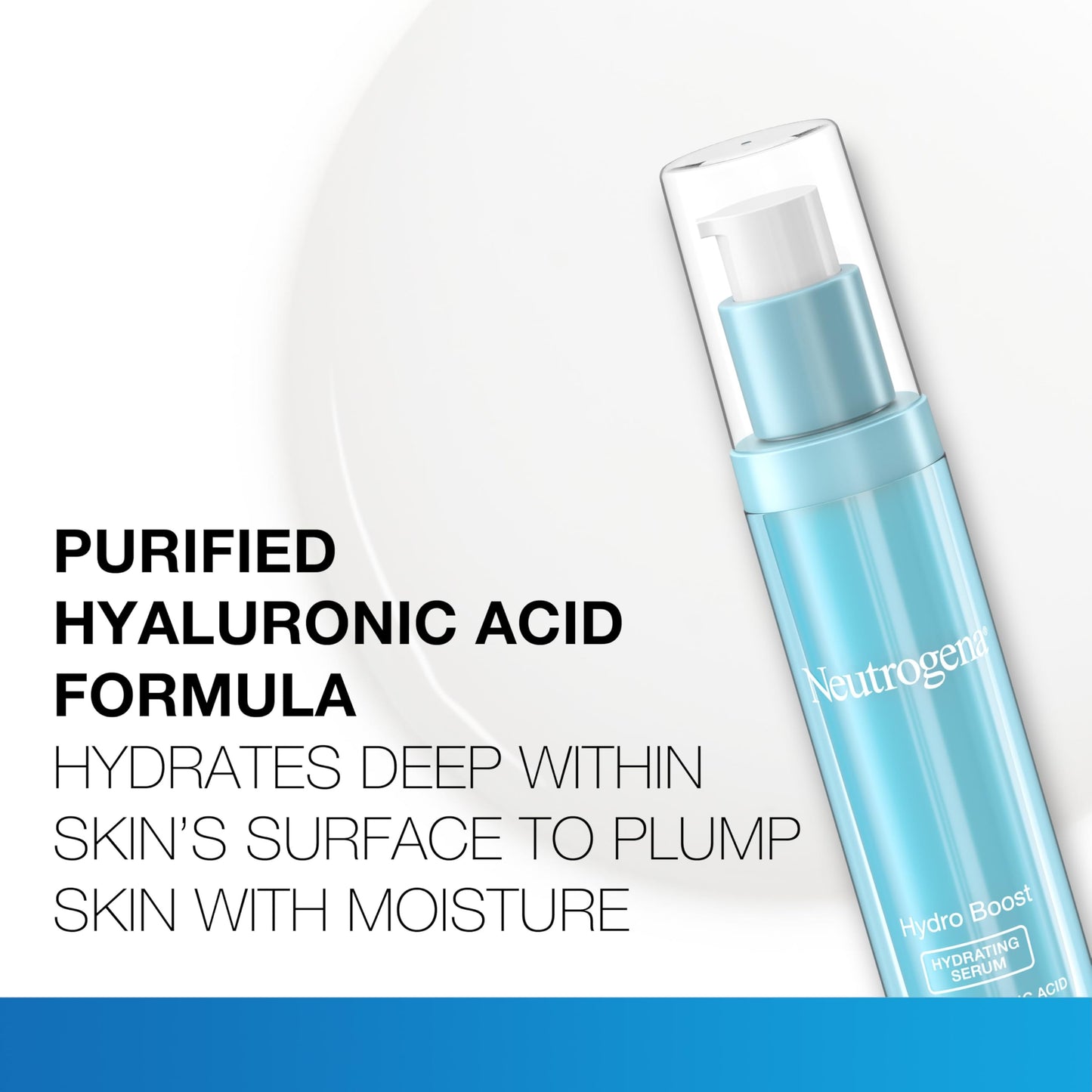 Neutrogena Hydro Boost Hydrating Hyaluronic Acid Face & Neck Serum, Fast-Absorbing Daily Facial Moisturizer with Purified Hyaluronic Acid for Hydrated