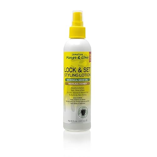 Jamaican Mango & Lime "Lock & Set Styling Lotion, Setting Lotion" - 8 Oz.
