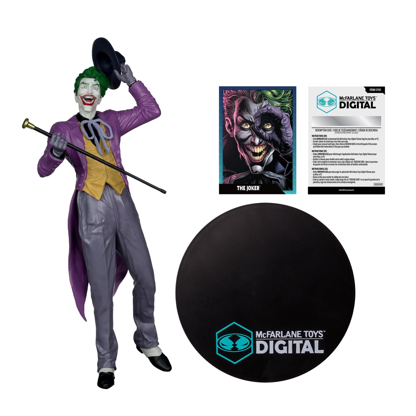 McFarlane Toys - DC Direct The Joker by Jason Fabok 1:6 Scale Posed Figure Digital Collectible