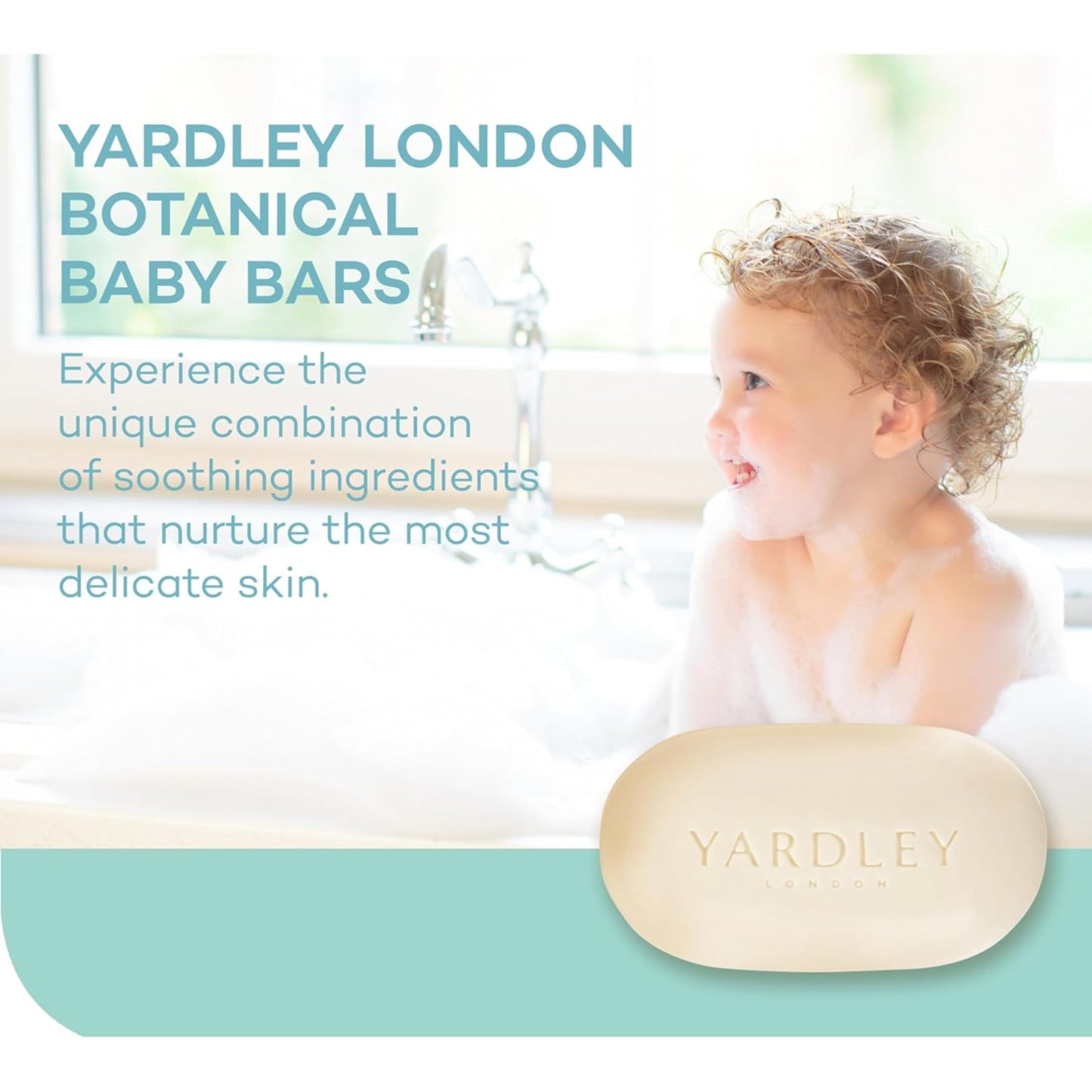 Yardley London Moisturizing Baby Bath Bar Soap for Sensitive Skin, Chamomile Flower, Conditioned with Gentle Plant-Based Ingredients & Dermatologist Beauty and Personal Care Yardley
