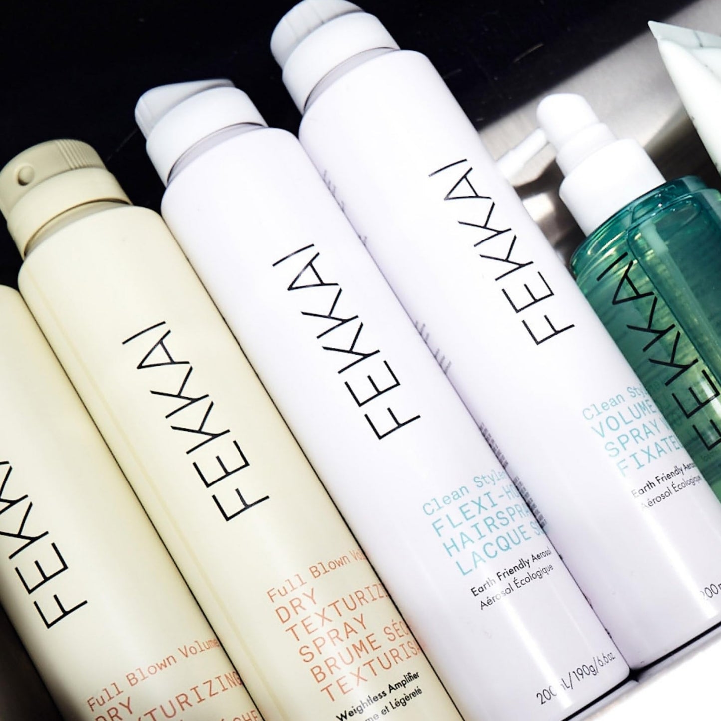 FEKKAI Clean Stylers Volumizing Hairspray - 7 oz - Provides 72HR Humidity Resistance & 2X Volume - Free of Sulfates, Parabens, Phthalates - Vegan