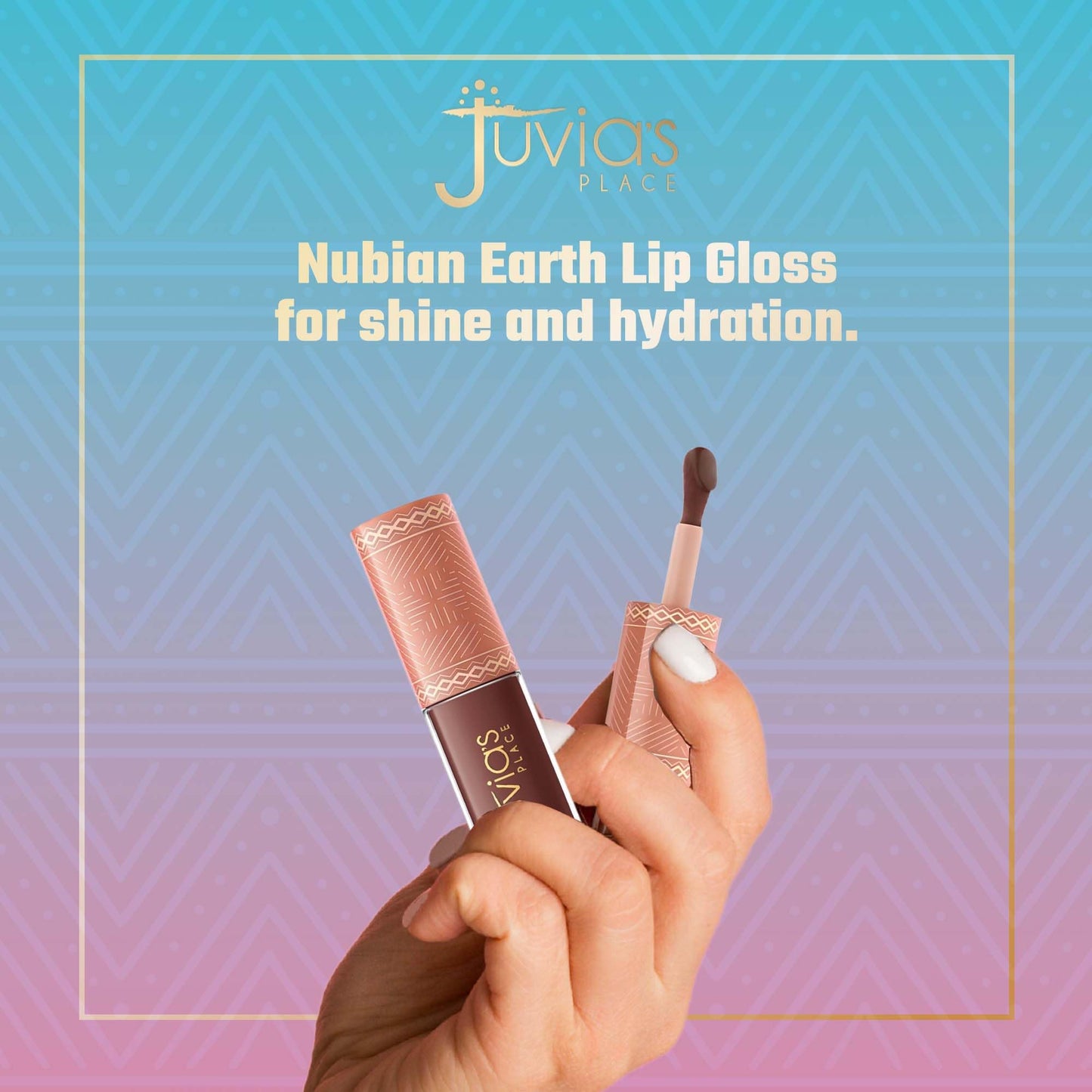 Juvia's Place Nubian Earth Lip Reflect Lip Gloss Meroe - Non-sticky Lip Makeup, Hydrating, Tinted Lip Gloss, Shine & Glow Lip Makeup, Beauty &
