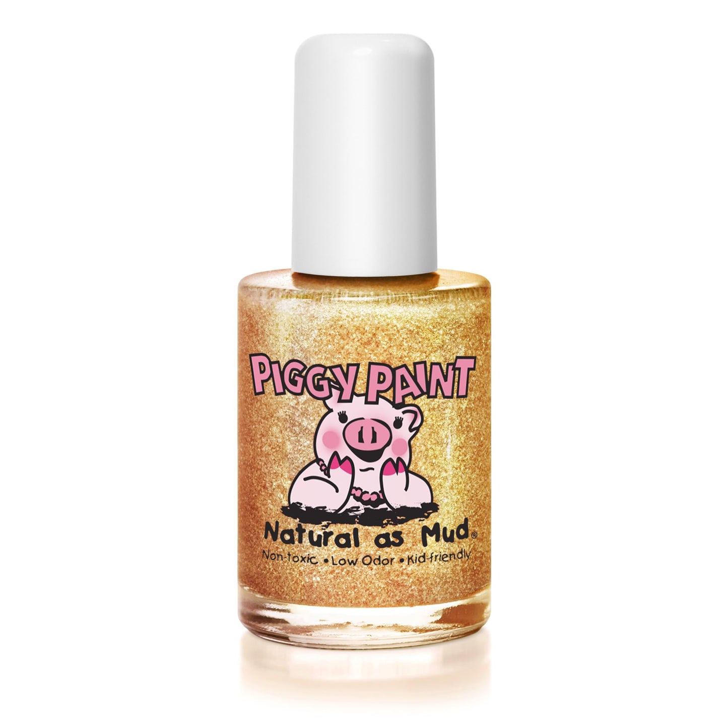 PIGGY PAINT 100% Non-toxic Girls Nail Polish, Safe, Chemical Free, Low Odor for Kids - 0.5 Fluid Ounce - Heart of Gold Beauty & Personal Care Piggy Paint