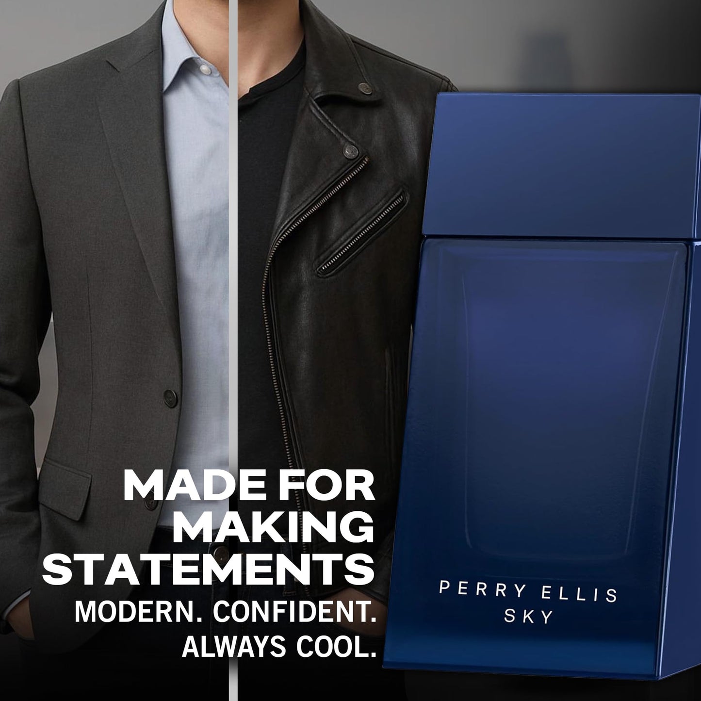 Perry Ellis Sky 4-Piece Men's Gift Set - 3.4 oz eau de toilette, 1.7 oz aftershave, 1.7 oz shower gel, .25 oz EDT mini travel spray