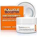 FOLLICLE BOOSTER Hair Growth Pomade - 1 Pack, Infused with Thinning Combating Ingredients, Water-based Cream Formulation, Ethically Sourced, Medium