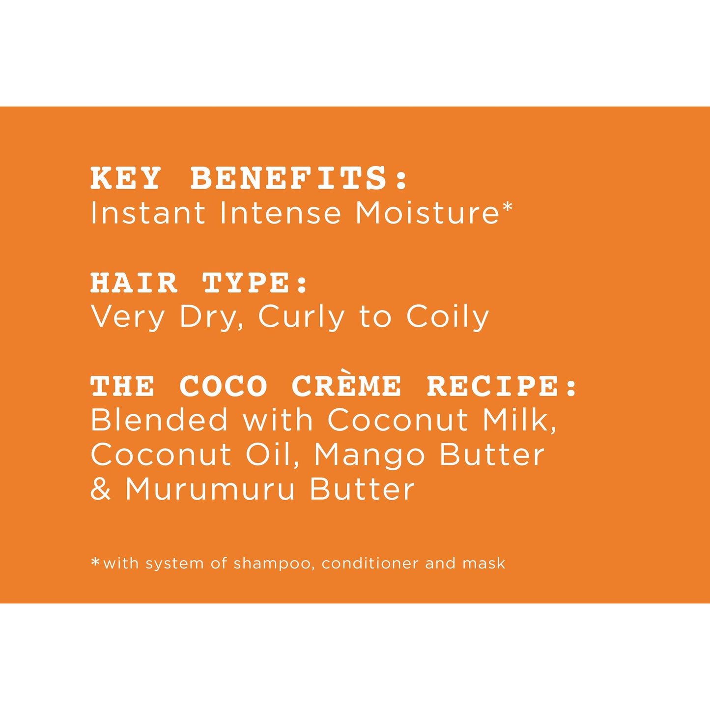 Carol's Daughter Coco Creme Coil Enhancing Moisture Butter, with Coconut Oil and Mango Butter, for Very Dry Curly Hair, Paraben and Silicone Free, 12