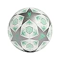 Adidas Unisex-Adult UCL Club Soccer Ball,Iron Metallic/White/Green,3