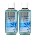 Bath & Body Works Shea + Vitamin E Shower Gel, Set of 2, 10oz Each (Sea Island Shore)