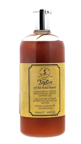 Taylor of Old Bond Street Sandalwood Moisturizing Bath and Shower Gel, 500 ml