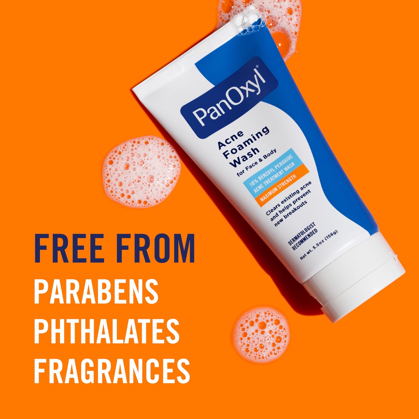 PanOxyl 10% Benzoyl Peroxide Acne Foaming Wash, Maximum Strength, Daily Acne-Fighting Face and Body Cleanser, Face Wash to Clear, Treat and Prevent Beauty and Personal Care PanOxyl