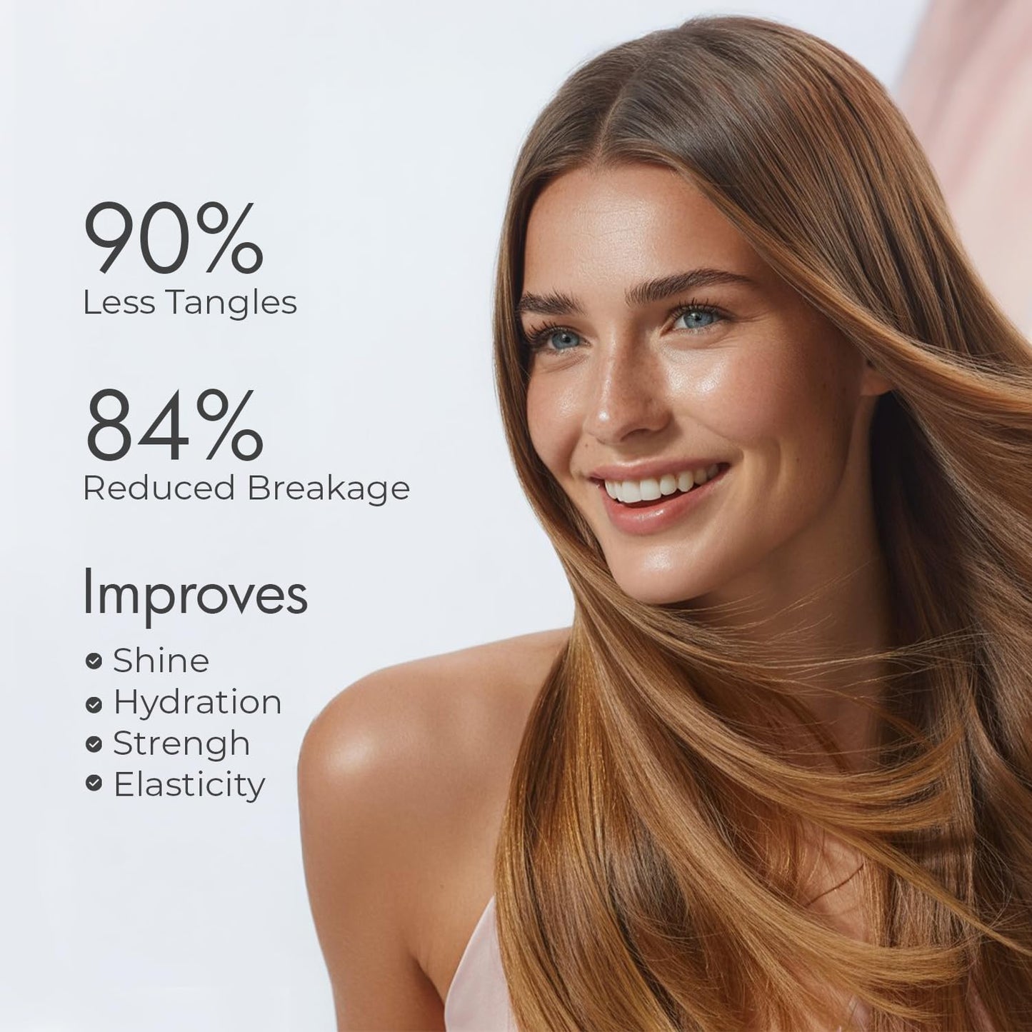 MOEHAIR Anti Frizz Hair Serum | Infused with Maracuja Oil and Protein | Hair Serum for Frizzy Hair | Paraben and Sulfate-Free Hair Smoothing Serum