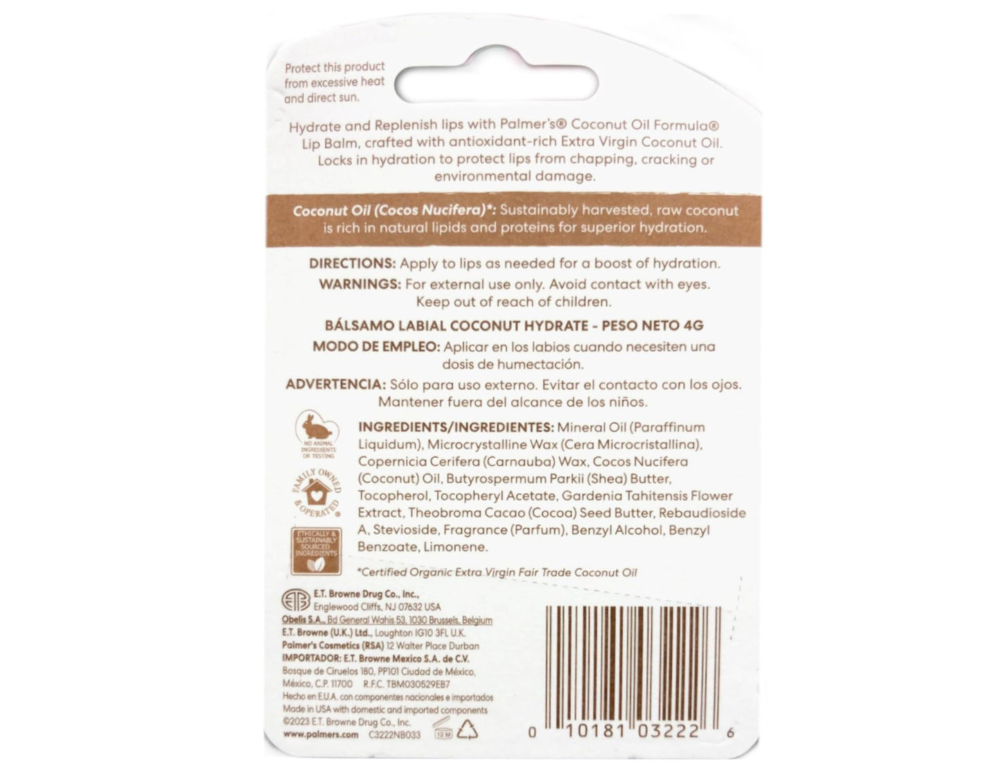 Palmer's Coconut Oil Lip Balm, 0.15 Ounce