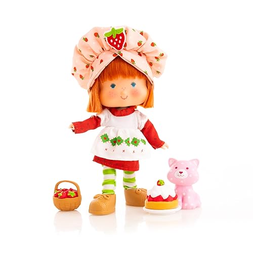 Strawberry Shortcake 'Limited Edition' Classic Version Strawberry Shortcake 5.5-inch Poseable Sweet Scented Fashion Doll with 4 Surprise Reveal…