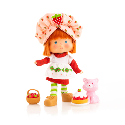 Strawberry Shortcake 'Limited Edition' Classic Version Strawberry Shortcake 5.5-inch Poseable Sweet Scented Fashion Doll with 4 Surprise Reveal…