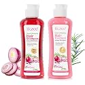 FSLHCY Onion Biotin and Rosemary Shampoo and Treatment Set, All Hair Types Conditioner Hair Care, Thinning Hair, Reduce Hair Loss -Soft and Shine