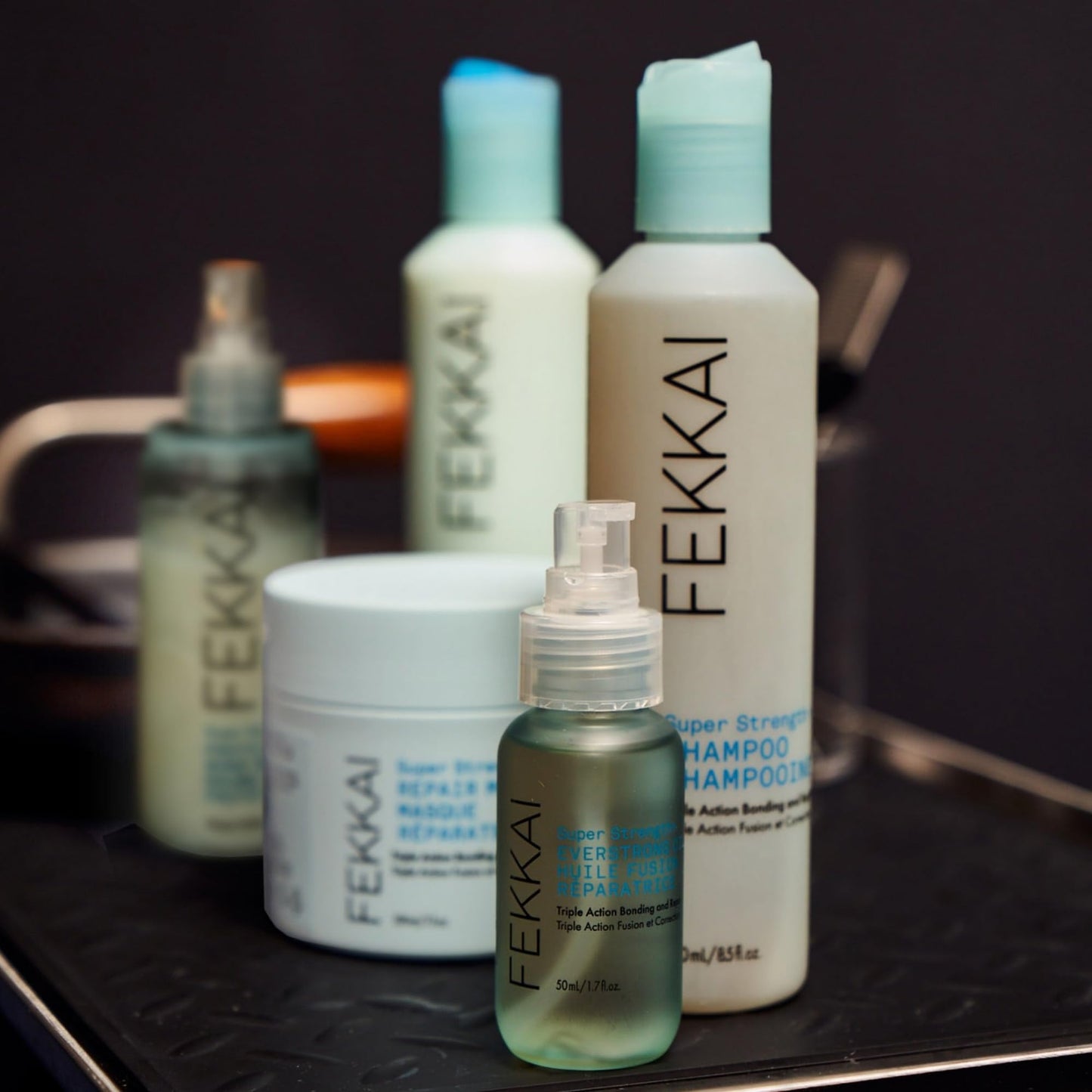 FEKKAI Super Strength+ Protein PowerBond Mist - 5 oz - Hydrates & Repairs for 2X Stronger & 10X Smoother Hair - Free of Sulfates, Parabens, Phthalates