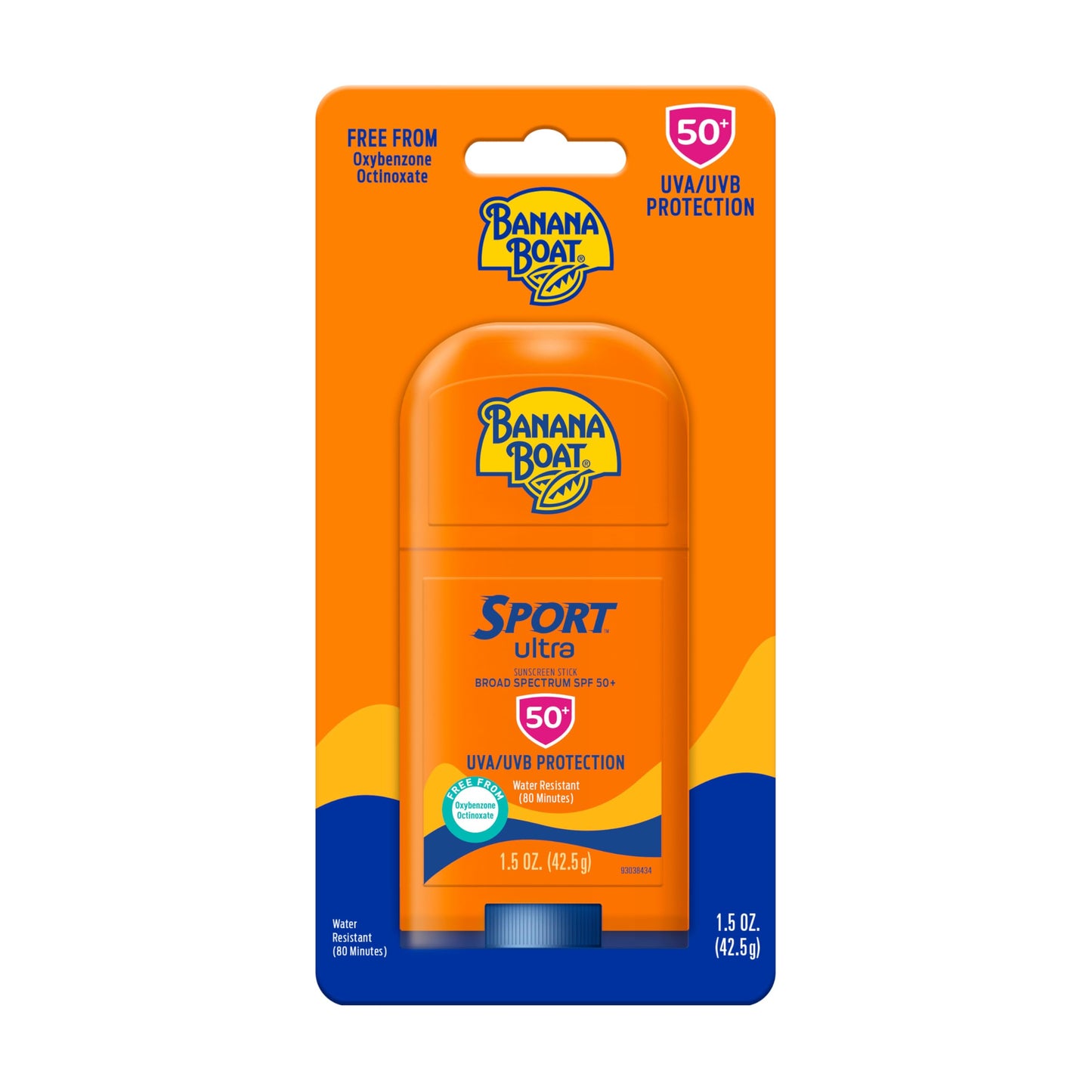 Banana Boat Sport Ultra Sunscreen Stick SPF 50, 1.5oz | Travel Size Sunscreen, Mini SPF Stick Sunblock, Oxybenzone Free, 1.5oz