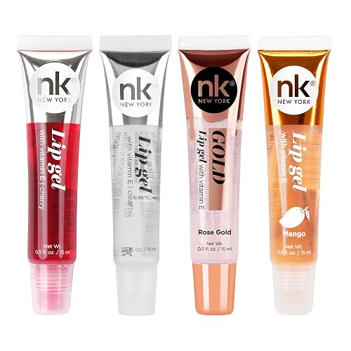 NICKA K NEW YORK Lip Gel, Hydrating, Lightweight, Glides on Effortlessly, Non Sticky Finish Lip Gel Colors