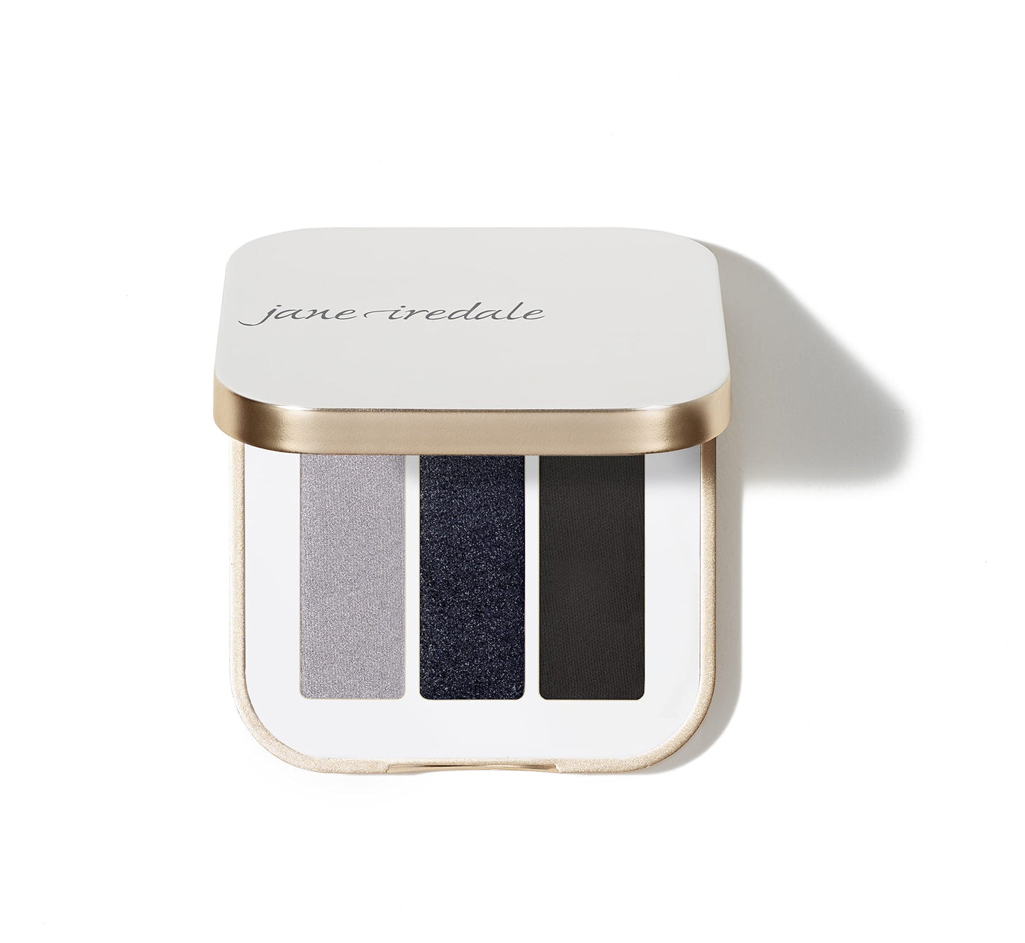 jane iredale PurePressed Eye Shadow Triple, Blue Hour, 0.06 oz., Powder