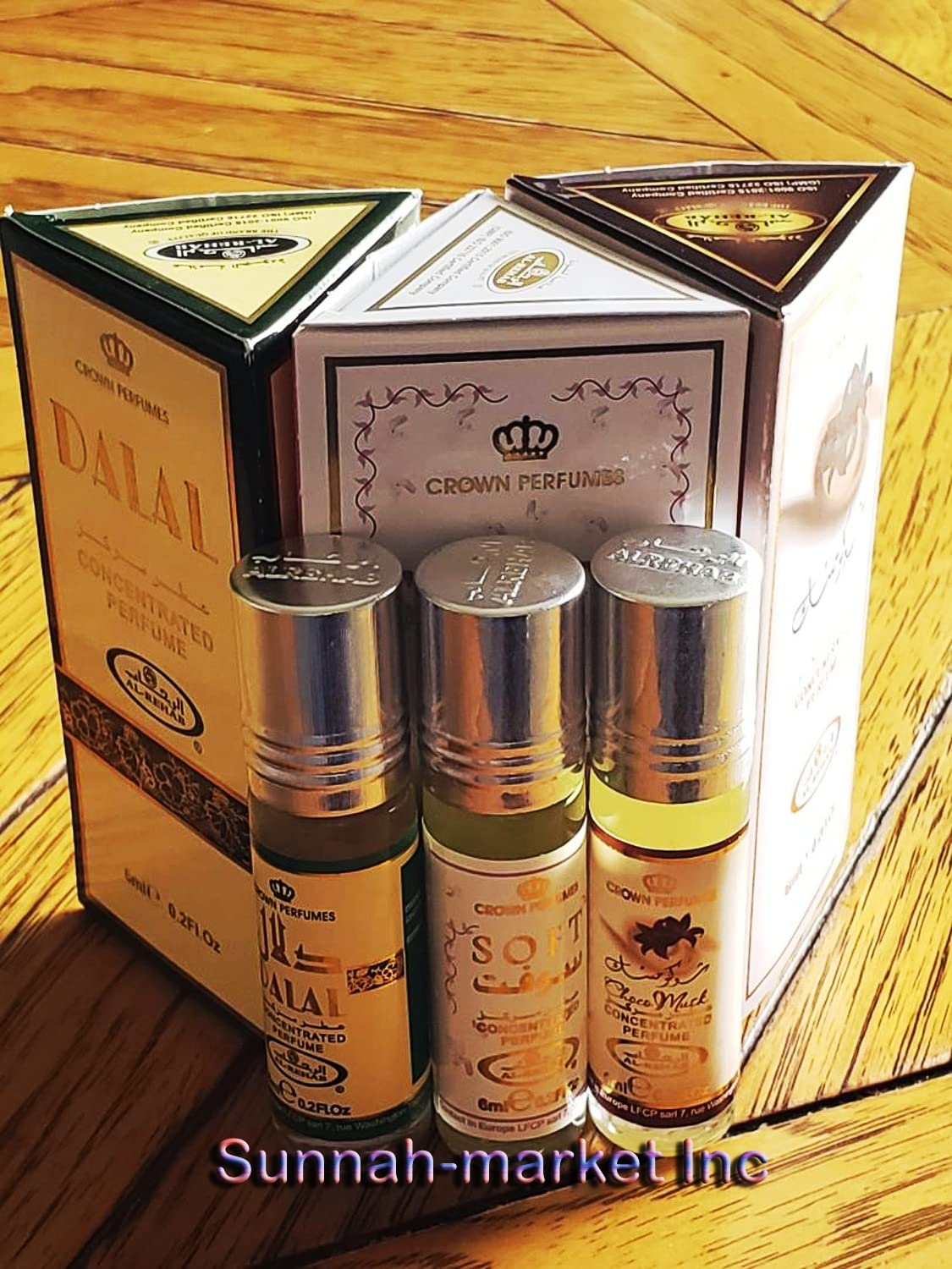 Al-Rehab Perfume Oils - Special 3-pack - Choco Musk - Soft - Dalal